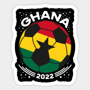 Ghana Flag Soccer Football Team Sticker